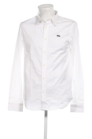 Ανδρικό πουκάμισο Diesel, Μέγεθος L, Χρώμα Λευκό, Τιμή 143,35 €