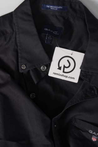 Ανδρικό πουκάμισο Gant, Μέγεθος M, Χρώμα Μαύρο, Τιμή 61,86 €