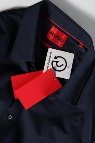 Мъжка риза Hugo Boss, Размер L, Цвят Син, Цена 141,29 лв.
