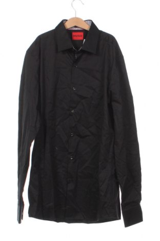 Мъжка риза Hugo Boss, Размер M, Цвят Черен, Цена 115,42 лв.
