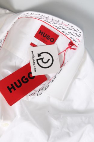 Ανδρικό πουκάμισο Hugo Boss, Μέγεθος L, Χρώμα Λευκό, Τιμή 91,30 €