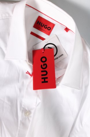 Męska koszula Hugo Boss, Rozmiar L, Kolor Biały, Cena 530,43 zł