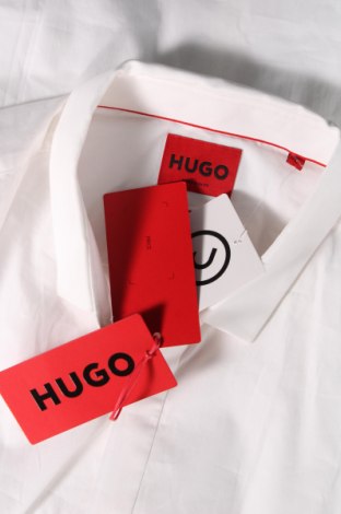 Ανδρικό πουκάμισο Hugo Boss, Μέγεθος L, Χρώμα Λευκό, Τιμή 97,45 €