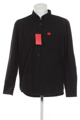 Ανδρικό πουκάμισο Hugo Boss, Μέγεθος XXL, Χρώμα Μαύρο, Τιμή 92,32 €
