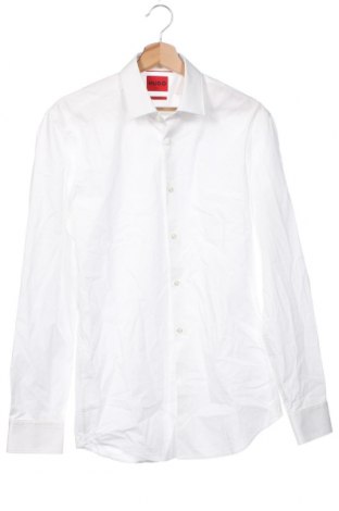 Ανδρικό πουκάμισο Hugo Boss, Μέγεθος M, Χρώμα Λευκό, Τιμή 100,53 €