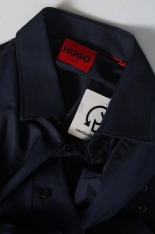 Мъжка риза Hugo Boss, Размер M, Цвят Син, Цена 199,00 лв.