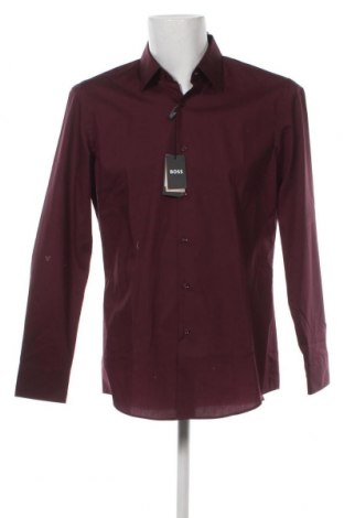 Ανδρικό πουκάμισο Hugo Boss, Μέγεθος L, Χρώμα Βιολετί, Τιμή 56,42 €