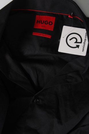 Ανδρικό πουκάμισο Hugo Boss, Μέγεθος S, Χρώμα Μαύρο, Τιμή 85,14 €
