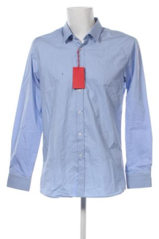 Мъжка риза Hugo Boss, Размер XL, Цвят Син, Цена 141,29 лв.