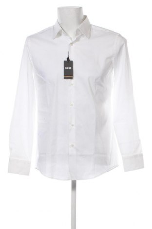 Herrenhemd Hugo Boss, Größe M, Farbe Weiß, Preis 102,58 €