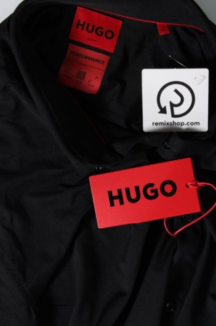 Ανδρικό πουκάμισο Hugo Boss, Μέγεθος XL, Χρώμα Μαύρο, Τιμή 96,43 €