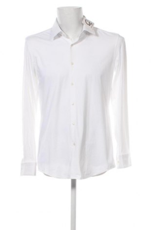 Мъжка риза Hugo Boss, Размер M, Цвят Бял, Цена 147,26 лв.