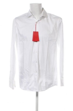 Ανδρικό πουκάμισο Hugo Boss, Μέγεθος XL, Χρώμα Λευκό, Τιμή 102,58 €