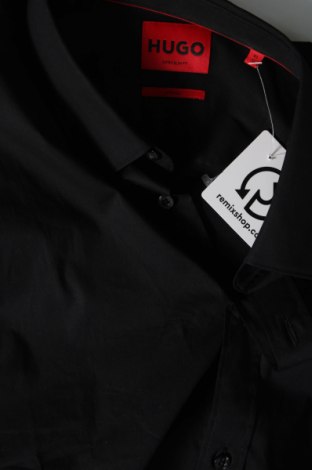 Ανδρικό πουκάμισο Hugo Boss, Μέγεθος XL, Χρώμα Μαύρο, Τιμή 61,55 €