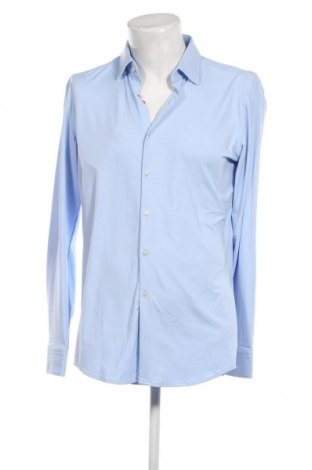 Ανδρικό πουκάμισο Hugo Boss, Μέγεθος L, Χρώμα Μπλέ, Τιμή 82,06 €