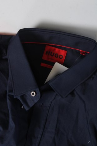 Ανδρικό πουκάμισο Hugo Boss, Μέγεθος M, Χρώμα Μπλέ, Τιμή 64,63 €
