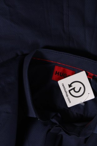 Ανδρικό πουκάμισο Hugo Boss, Μέγεθος L, Χρώμα Μπλέ, Τιμή 96,43 €