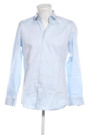 Ανδρικό πουκάμισο Hugo Boss, Μέγεθος L, Χρώμα Μπλέ, Τιμή 65,65 €