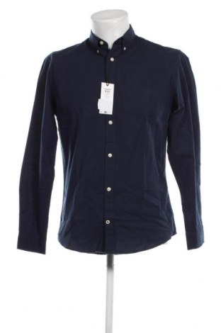 Ανδρικό πουκάμισο Jack & Jones, Μέγεθος M, Χρώμα Μπλέ, Τιμή 15,77 €