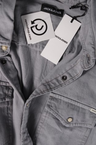 Ανδρικό πουκάμισο Jack & Jones, Μέγεθος L, Χρώμα Γκρί, Τιμή 35,05 €