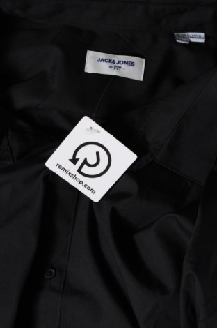 Ανδρικό πουκάμισο Jack & Jones, Μέγεθος 5XL, Χρώμα Μαύρο, Τιμή 20,68 €