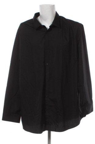 Ανδρικό πουκάμισο Jack & Jones, Μέγεθος 5XL, Χρώμα Μαύρο, Τιμή 17,17 €