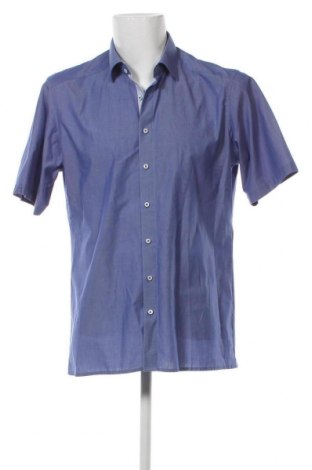 Ανδρικό πουκάμισο Olymp, Μέγεθος L, Χρώμα Μπλέ, Τιμή 12,62 €