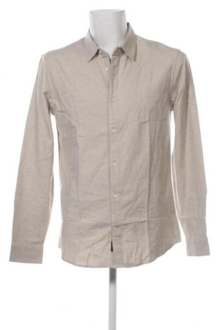 Ανδρικό πουκάμισο Only & Sons, Μέγεθος L, Χρώμα  Μπέζ, Τιμή 23,71 €