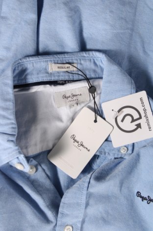 Мъжка риза Pepe Jeans, Размер S, Цвят Син, Цена 76,50 лв.