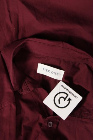Мъжка риза Pier One, Размер XS, Цвят Червен, Цена 46,00 лв.