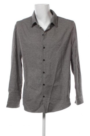 Мъжка риза SHEIN, Размер XXL, Цвят Сив, Цена 8,70 лв.