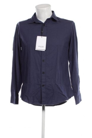 Herrenhemd Selected Homme, Größe M, Farbe Blau, Preis 16,91 €