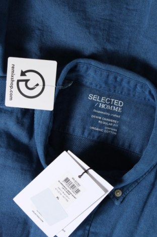 Pánská košile  Selected Homme, Velikost XL, Barva Modrá, Cena  416,00 Kč