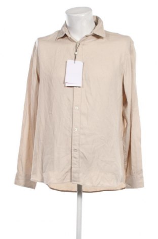 Ανδρικό πουκάμισο Selected Homme, Μέγεθος L, Χρώμα  Μπέζ, Τιμή 23,25 €