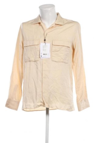 Ανδρικό πουκάμισο Selected Homme, Μέγεθος M, Χρώμα  Μπέζ, Τιμή 16,91 €