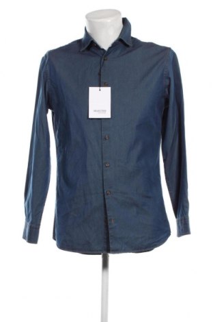 Ανδρικό πουκάμισο Selected Homme, Μέγεθος M, Χρώμα Μπλέ, Τιμή 33,82 €