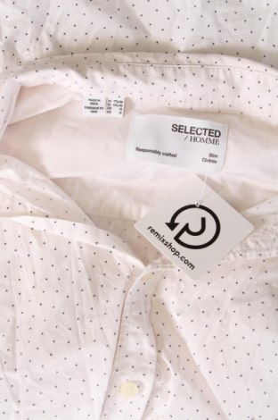 Ανδρικό πουκάμισο Selected Homme, Μέγεθος XXL, Χρώμα Λευκό, Τιμή 17,94 €