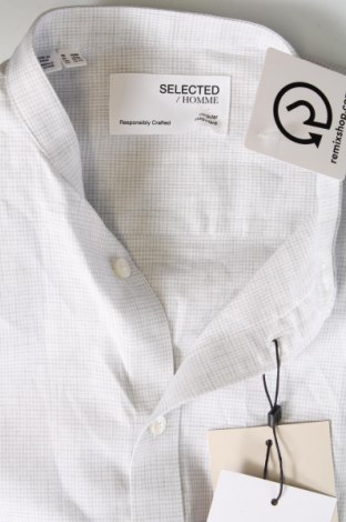 Herrenhemd Selected Homme, Größe M, Farbe Grau, Preis 42,27 €