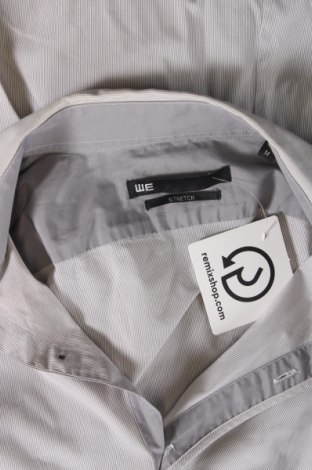 Ανδρικό πουκάμισο WE, Μέγεθος M, Χρώμα Γκρί, Τιμή 4,75 €