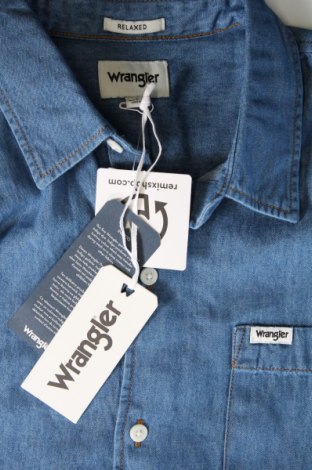 Ανδρικό πουκάμισο Wrangler, Μέγεθος S, Χρώμα Μπλέ, Τιμή 18,40 €