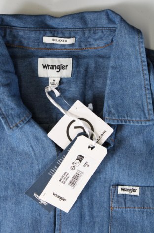 Ανδρικό πουκάμισο Wrangler, Μέγεθος M, Χρώμα Μπλέ, Τιμή 18,40 €