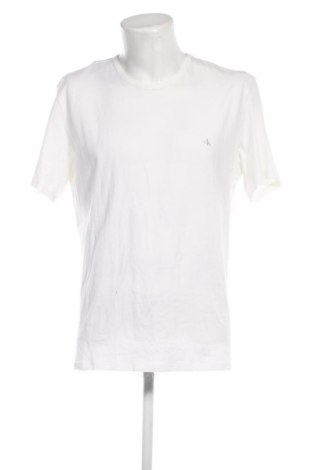 Мъжка тениска Calvin Klein, Размер XL, Цвят Бял, Цена 47,25 лв.