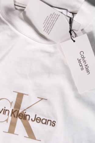 Herren T-Shirt Calvin Klein Jeans, Größe XL, Farbe Weiß, Preis 35,05 €