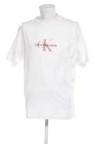 Ανδρικό t-shirt Calvin Klein Jeans, Μέγεθος XL, Χρώμα Λευκό, Τιμή 31,55 €