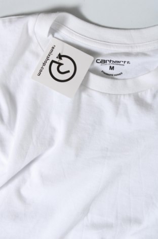 Herren T-Shirt Carhartt, Größe M, Farbe Weiß, Preis 27,84 €