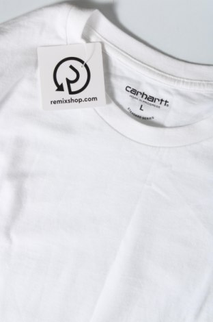 Мъжка тениска Carhartt, Размер L, Цвят Бял, Цена 48,60 лв.