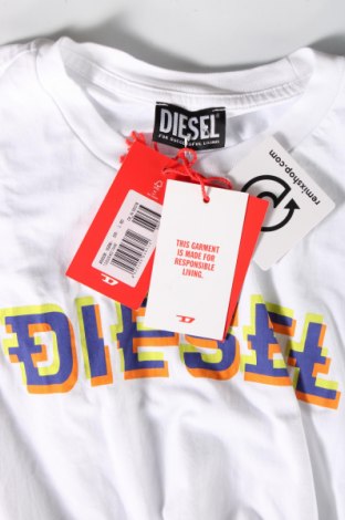 Męski T-shirt Diesel, Rozmiar L, Kolor Biały, Cena 457,39 zł