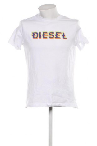Ανδρικό t-shirt Diesel, Μέγεθος L, Χρώμα Λευκό, Τιμή 88,46 €