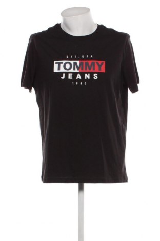 Ανδρικό t-shirt Tommy Jeans, Μέγεθος XXL, Χρώμα Μαύρο, Τιμή 31,55 €