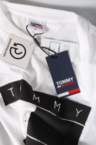 Męski T-shirt Tommy Jeans, Rozmiar M, Kolor Biały, Cena 181,25 zł